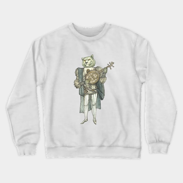 Banjo Lion Crewneck Sweatshirt by FelisSimha